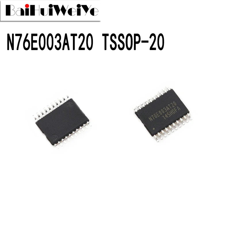 Микроконтроллер N76E003AT20 N76E003, совместимый с поверхностным монтажом, альтернативный STM8S003F3P6, 8 бит, микроконтроллер, Новый чипсет хорошего качества, 5 шт.