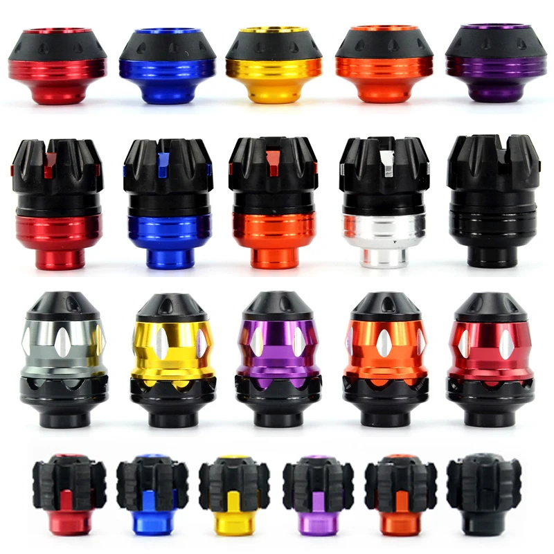 

CNC Motorcycle Crash Pad Parts Moto Frame Sliders Crash Wheel Decals Protector Accessories Racing Motocross Falling Protection