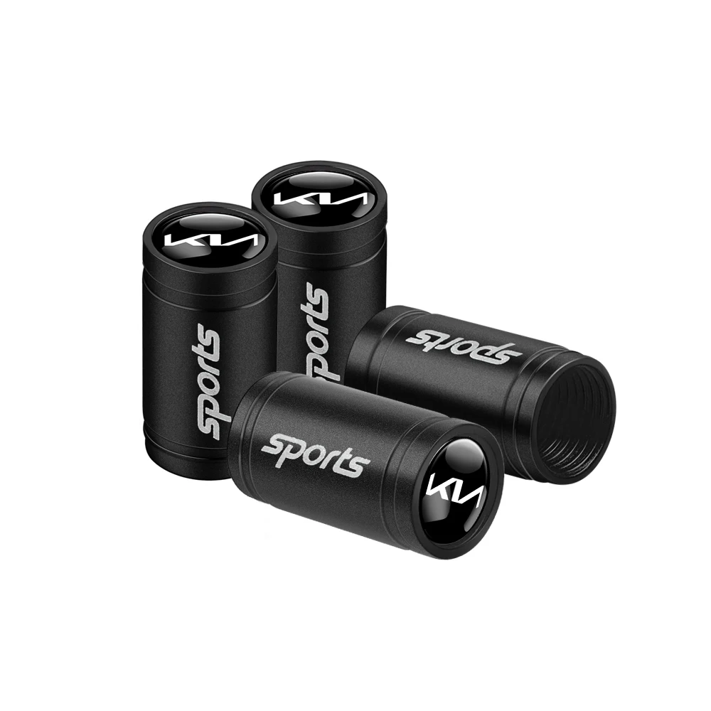 

4 шт. металлические крышки стержня клапана для автомобильных колес, пылезащитный колпачок для Kia Morning Sorento Rio Stonic Sportage Ceed Optima Forte Picanto