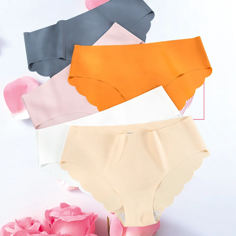 

Нижнее белье, сексуальные трусы-брифы, антибактериальное нижнее белье со средней талией, бесшовное цельное дышащее Прозрачное нижнее белье