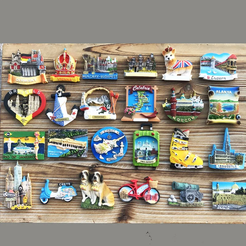 

Fridge Magnets Split CROATIA Switzerland Luxembourg Greece Italy Austria Bordeaux Boston Cyprus Home Decor Souvenir Stickers