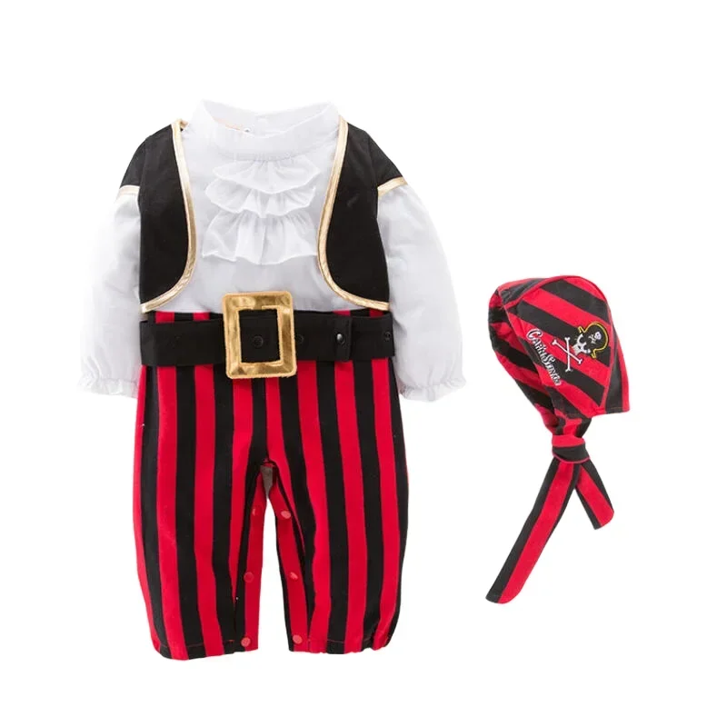 Хэллоуин для мальчиков детский пиратский капитан карнавальный костюм