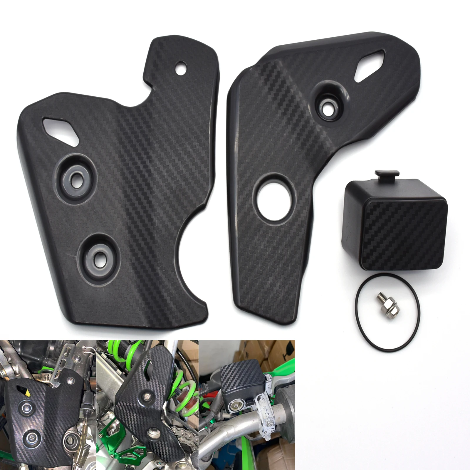 

Frame Guard Protector Covers For Kawasaki KLX250 KLX250S EFI D-TRACKER / X 1993-2016 2017 2018 2019 2020