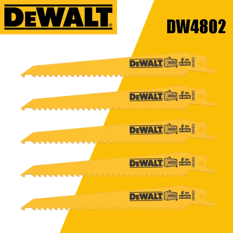 

Лезвия для сабельной пилы DEWALT DW4802 биметаллические