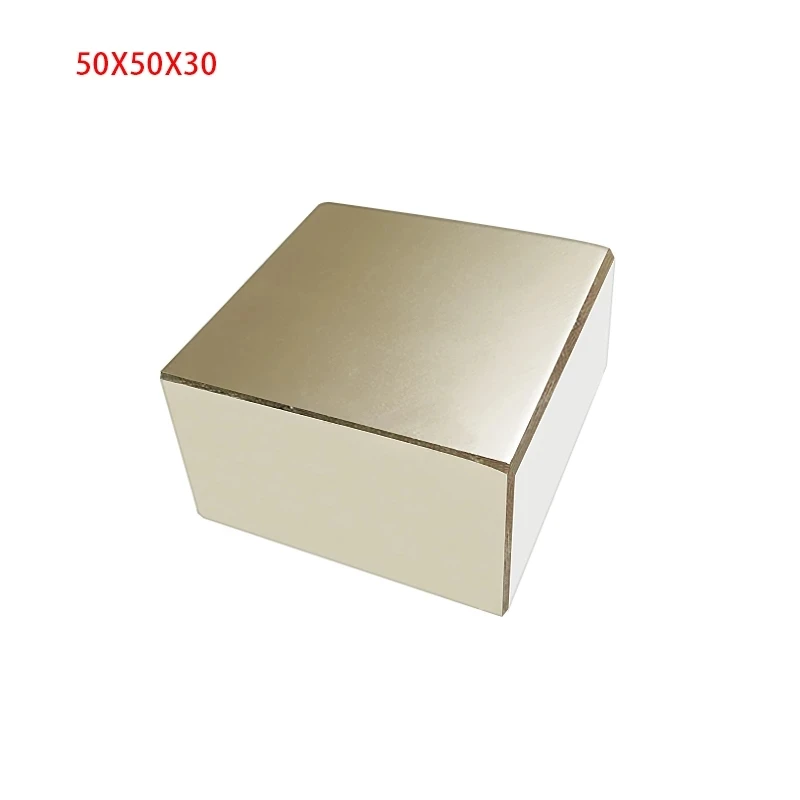 

50 X 50 X 30MM Neodymium Magnet Rectangular Strong Magnet Rare Earth Magnet N52 Neodymium Iron Boron Magnet Magnetic Metal