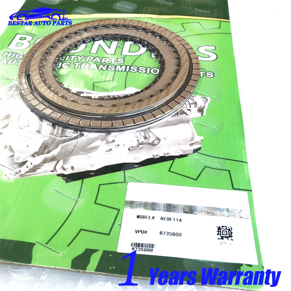 Новый Ремонтный комплект пластин трения автоматической коробки передач JF015E RE0F11A