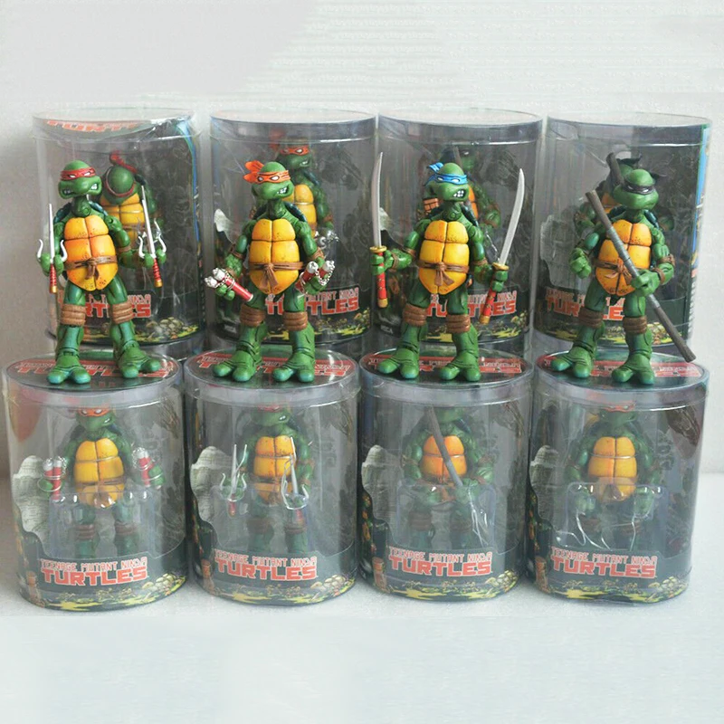 14cm Tmnt Michelangelo Leonardo Model Movable Doll Toy Kids Decoration Gift