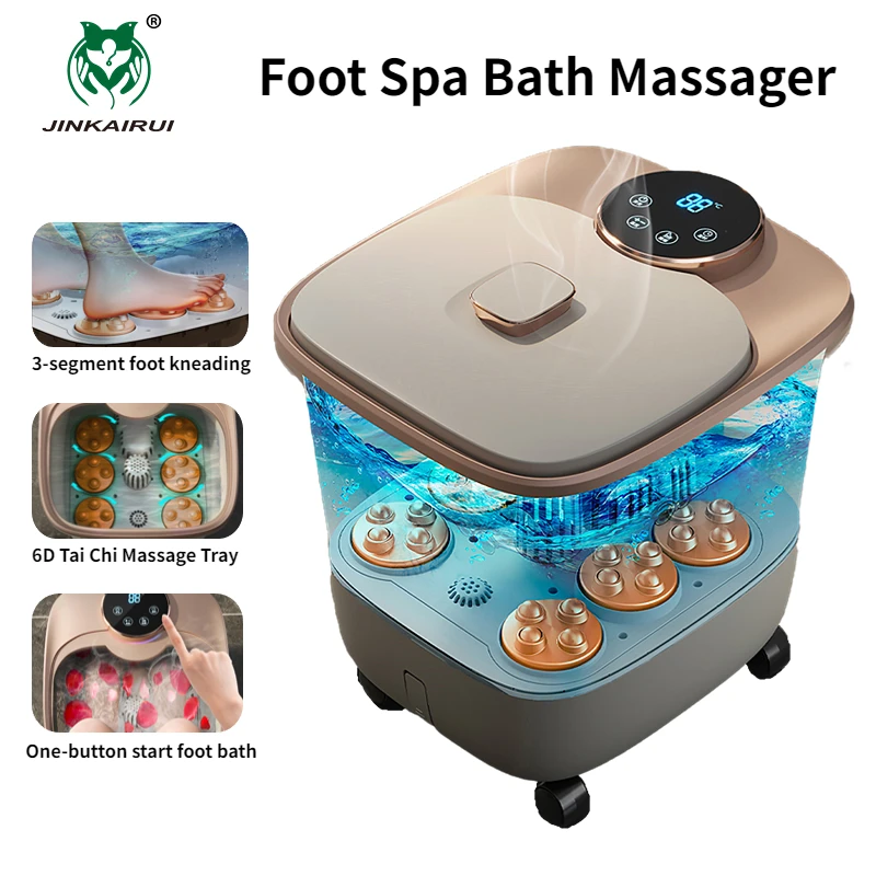 

Electric Foot Spa Bath Massager With Heating Kneading Timing Digital Temperature Control Relieve Pressure Relaxation Health Care