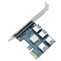 ver009s graphics card adapter board pcie one for four x1 to x16 external graphics extension cable