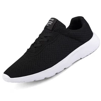 men sports shoes lightweight comfortable breathable mesh lace up casual shoes gym walking sneakers male footwear plus size
