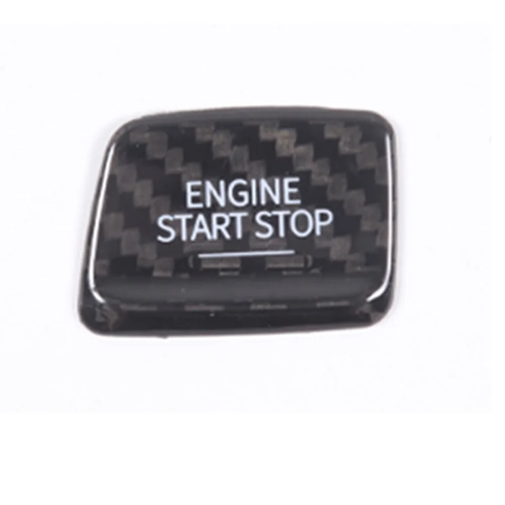 

Carbon Fiber Car Start Stop Button Trim Cover for Corvette C7 Enhances the Look and Feel of Your Car Easy to Install