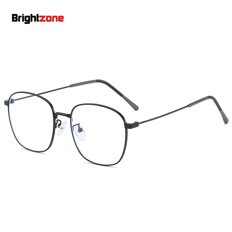 Модные корейские очки унисекс с защитой от синего излучения плоская большая