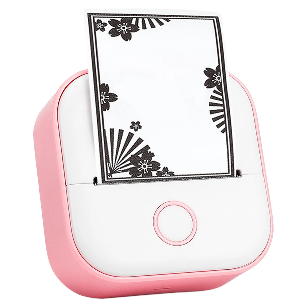 

Portable Thermal Printer Mini Pocket Photoes Label Printing 203dpi Wireless Print for Children Birthday Gifts