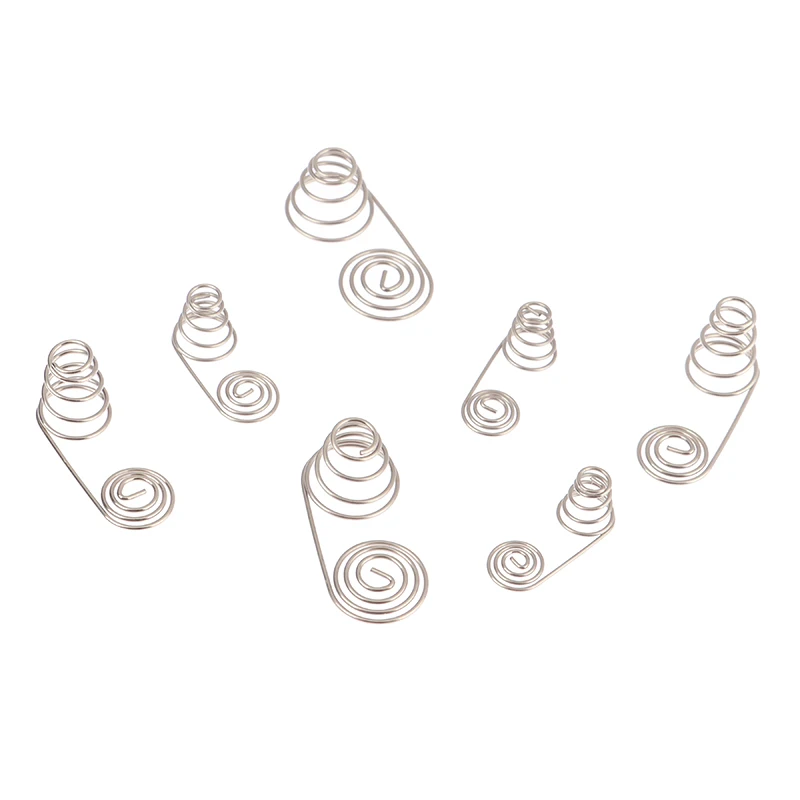 

5PCS AA Battery Negative And Positive Coils Spring Contact Plate AA Battery NIckel Wire Spring