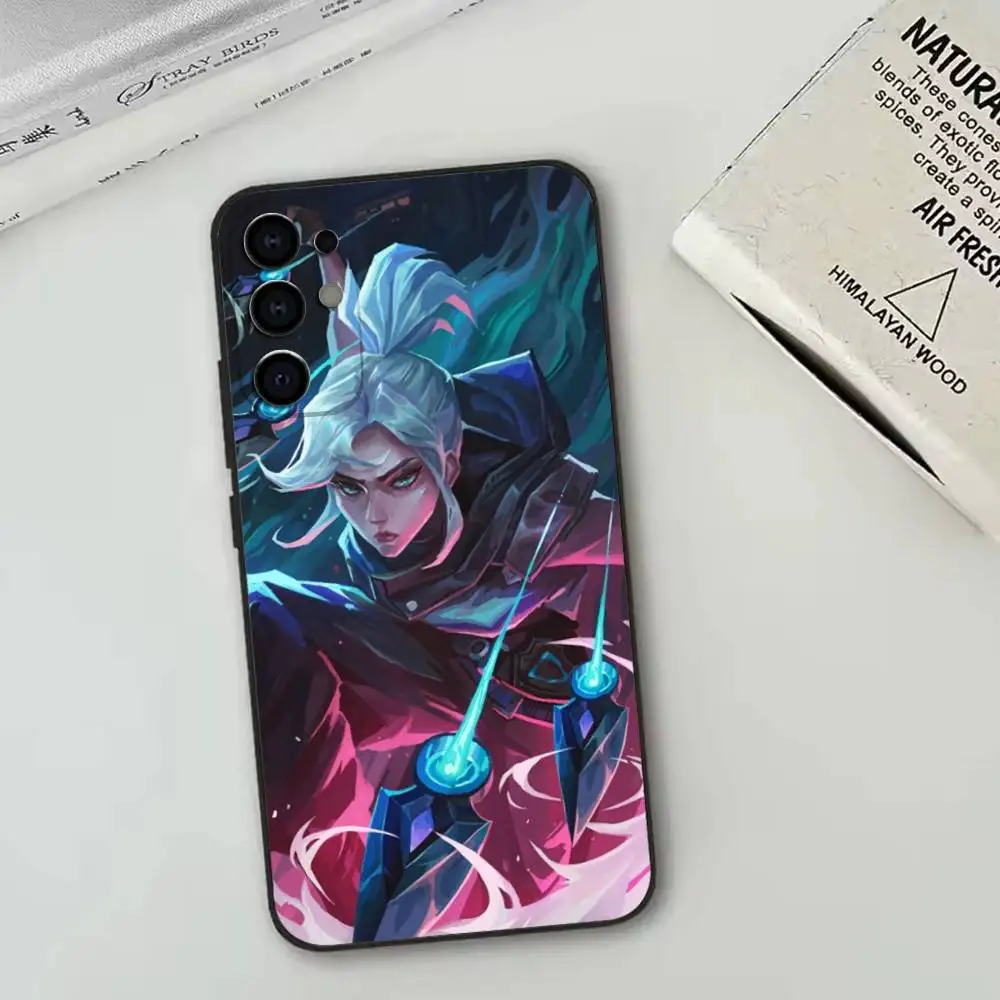 Фото Чехол для игрового телефона Jett, Reyna, Phoenix, Sage, Brimstone для Samsung S25, S24, S21, S22, S23, S30, Ultra, S20, Plus, FE, Lite, Note, 10, Black C №4