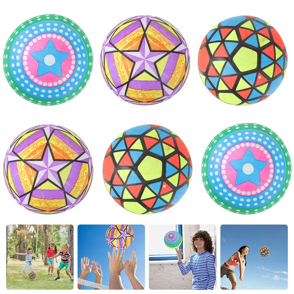 

6 шт., надувные пляжные мячи для детей