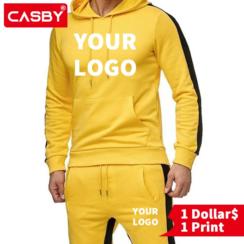 Повседневный мужской комплект одежды на осень и зиму простые спортивные