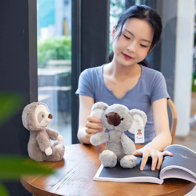 1 шт. 26 см имитация животного милая Ленивец коала фламинго плюшевая игрушка