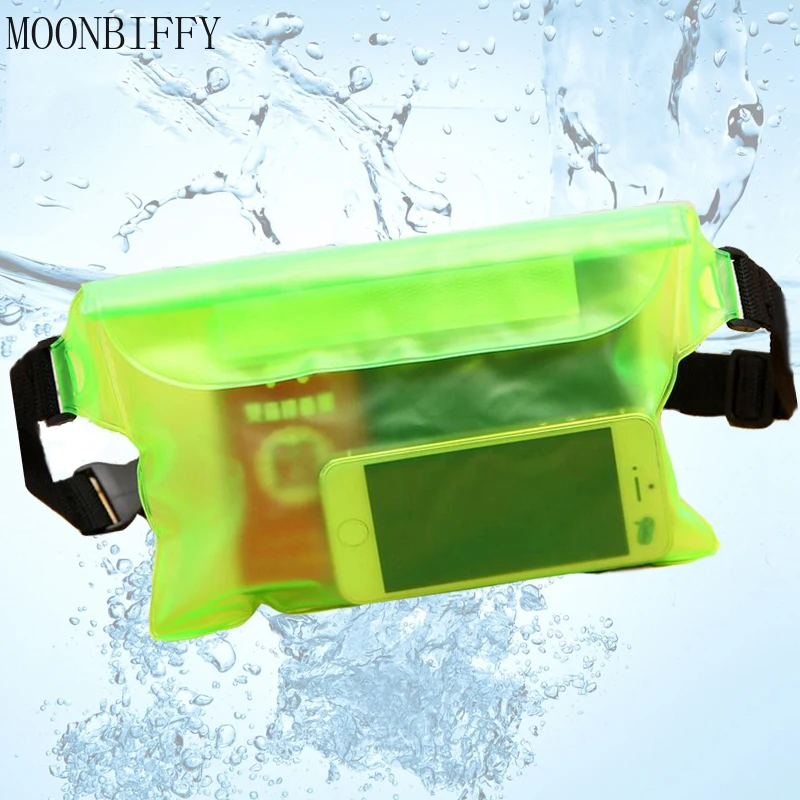 

Waterproof Swimming Bag Ski Drift Diving Shoulder Waist Pack Bag Underwater Mobile Phone Bags Case Cover For Beach Boat Sports