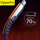 Кабель Oppselve USB Type-C, провод для быстрой зарядки, шнур 3 м USBC, кабель для Xiaomi K20, Samsung S9, Oneplus 7 Pro мобильный телефон, USB-C, зарядное устройство