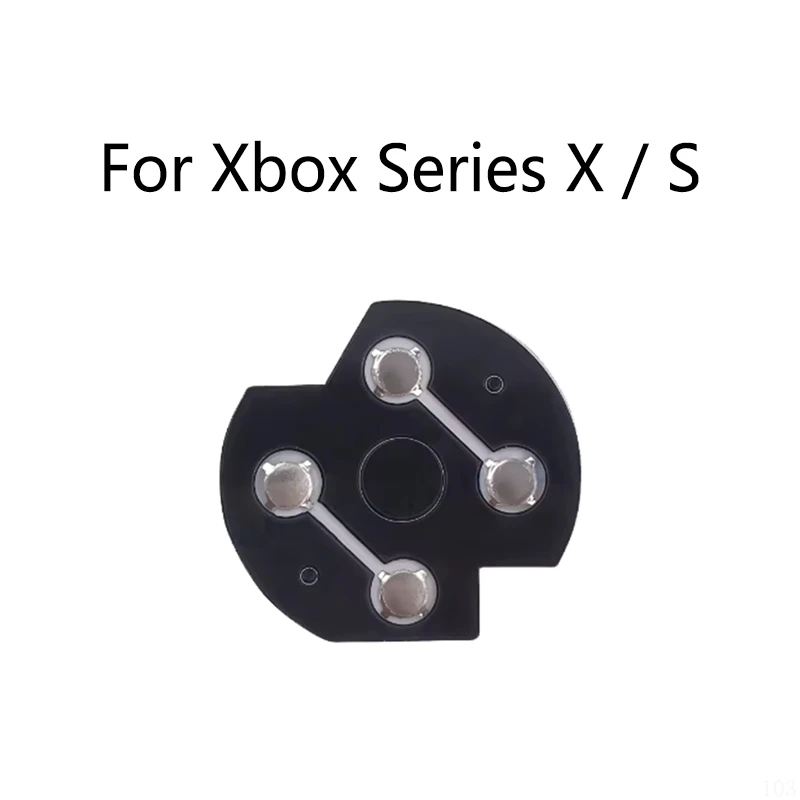 Фото 2 шт./компл. для контроллера XBOX One S, кнопка D-Pad, металлическая купольная токопроводящая пленка, наклейка для Xbox One Series S X №4