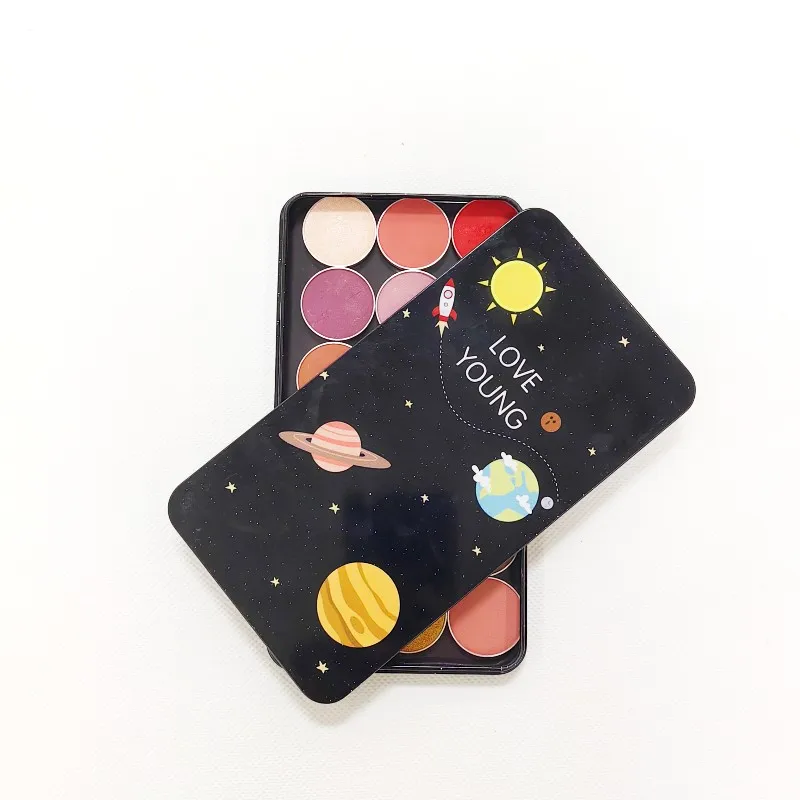 Металлическая железная Палетка для макияжа 1 2 см