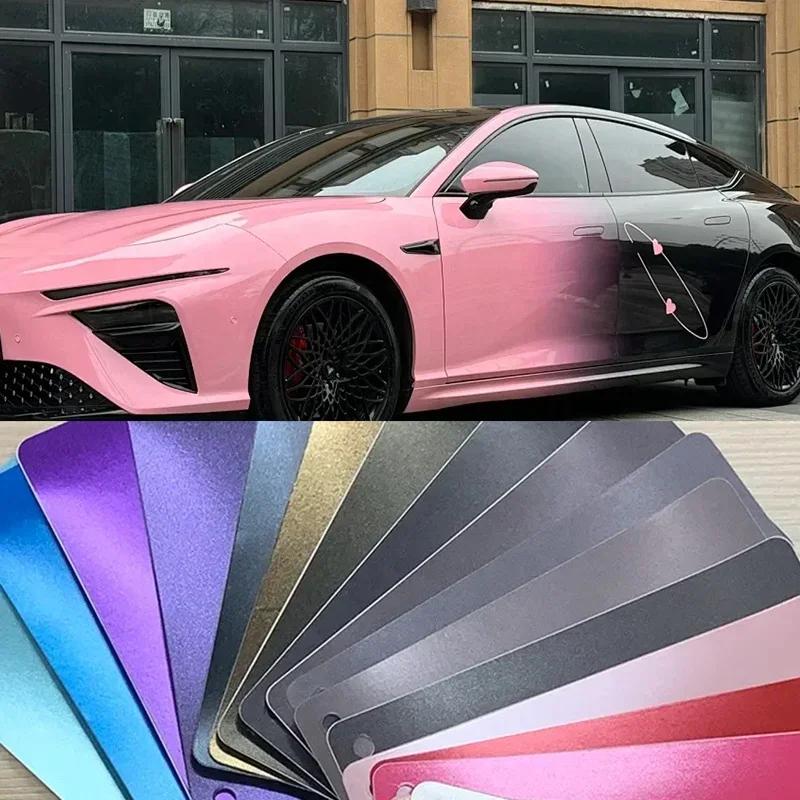 Ультра красочная матовая автомобильная пленка виниловая самоклеящаяся меняющая