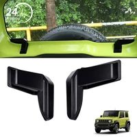 new hot 2pcs black abs rear windshield heating wire protection cover for suzuki jimny sierra jb64 jb74 2019 2020 demister cover