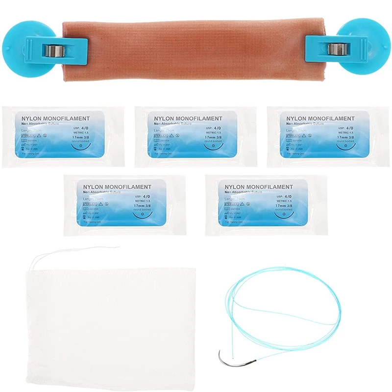 

Suture Practice Kit Silicone Human Skin Suture Training Model Surgery Training Model For Student Suture Training
