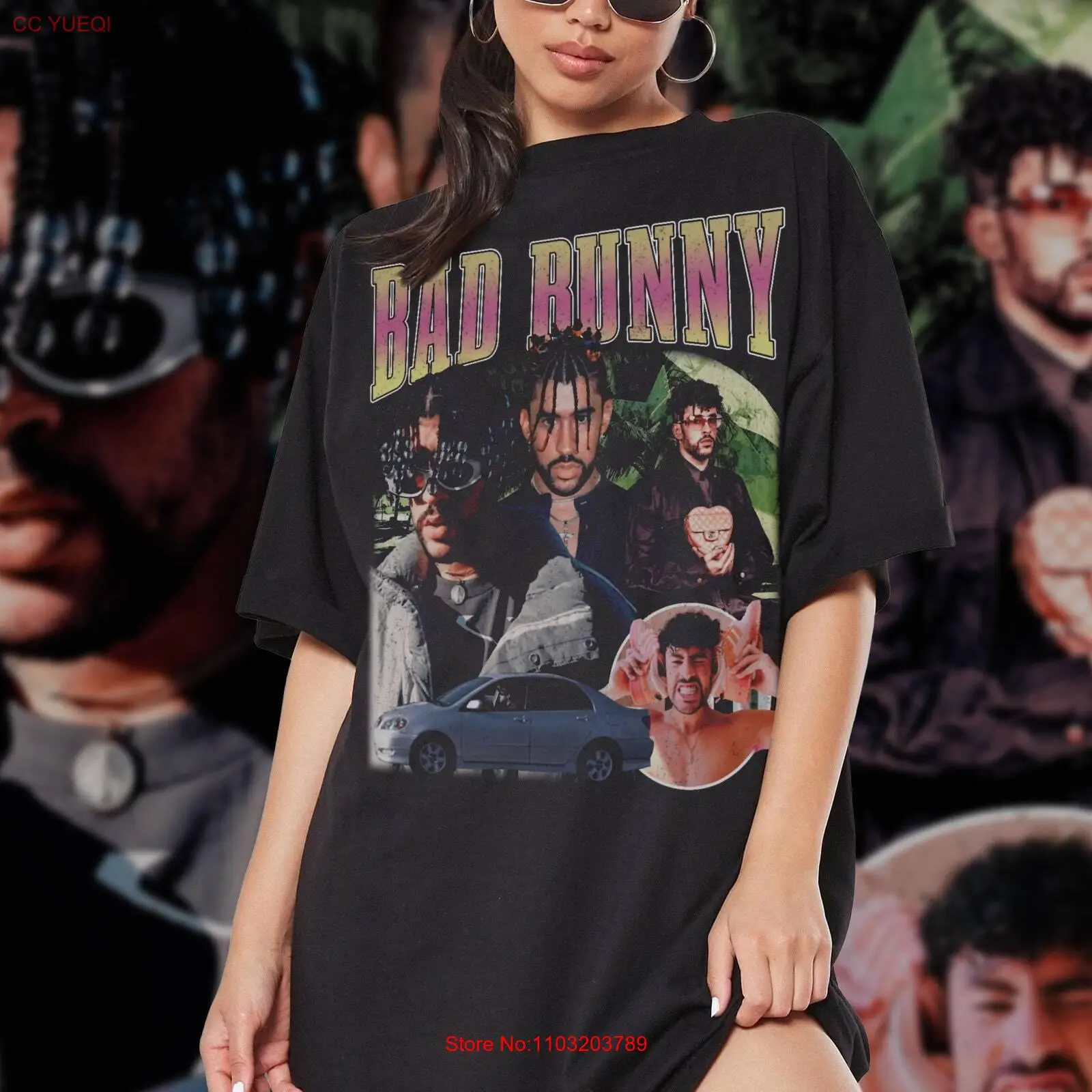 Ретро плохой телефон-винтажная плохая фотография рубашка в виде кролика кролик