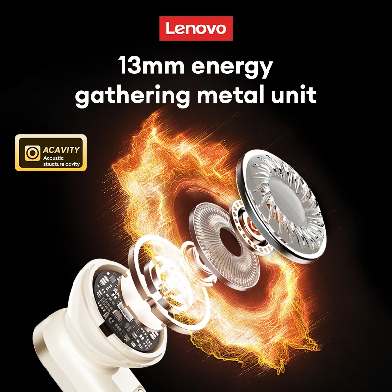 Беспроводные Bluetooth 5 4 наушники Lenovo LP19 PRO с длительным сроком службы батареи