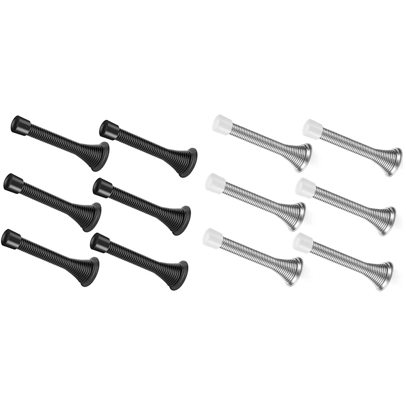 

6 шт., протектор стен, ограничитель двери для нижней части двери с резиновыми наконечниками бампера для защиты