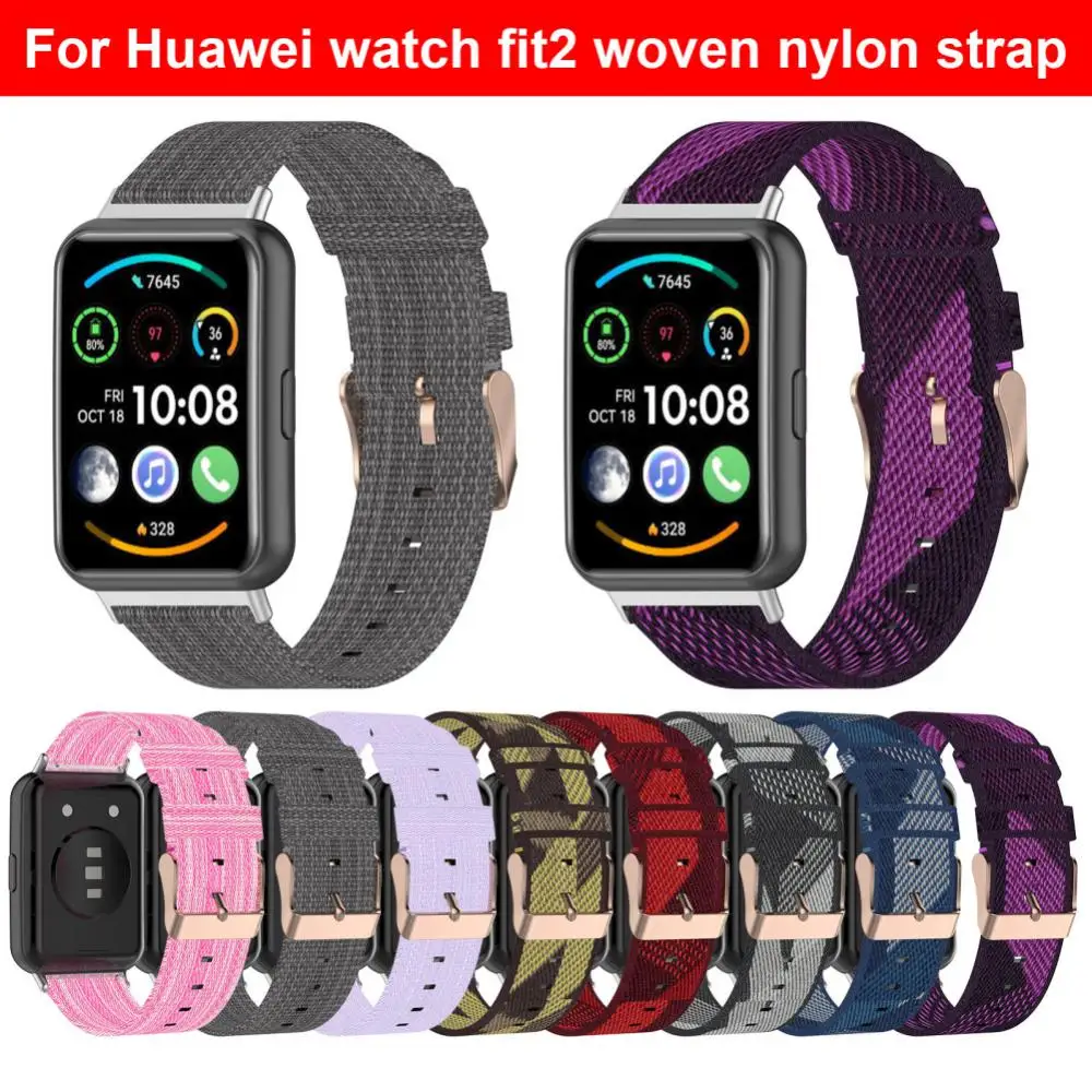 Новинка 2022 ремешок для часов Huawei Watch Fit2 сменный регулируемый с нейлоновой