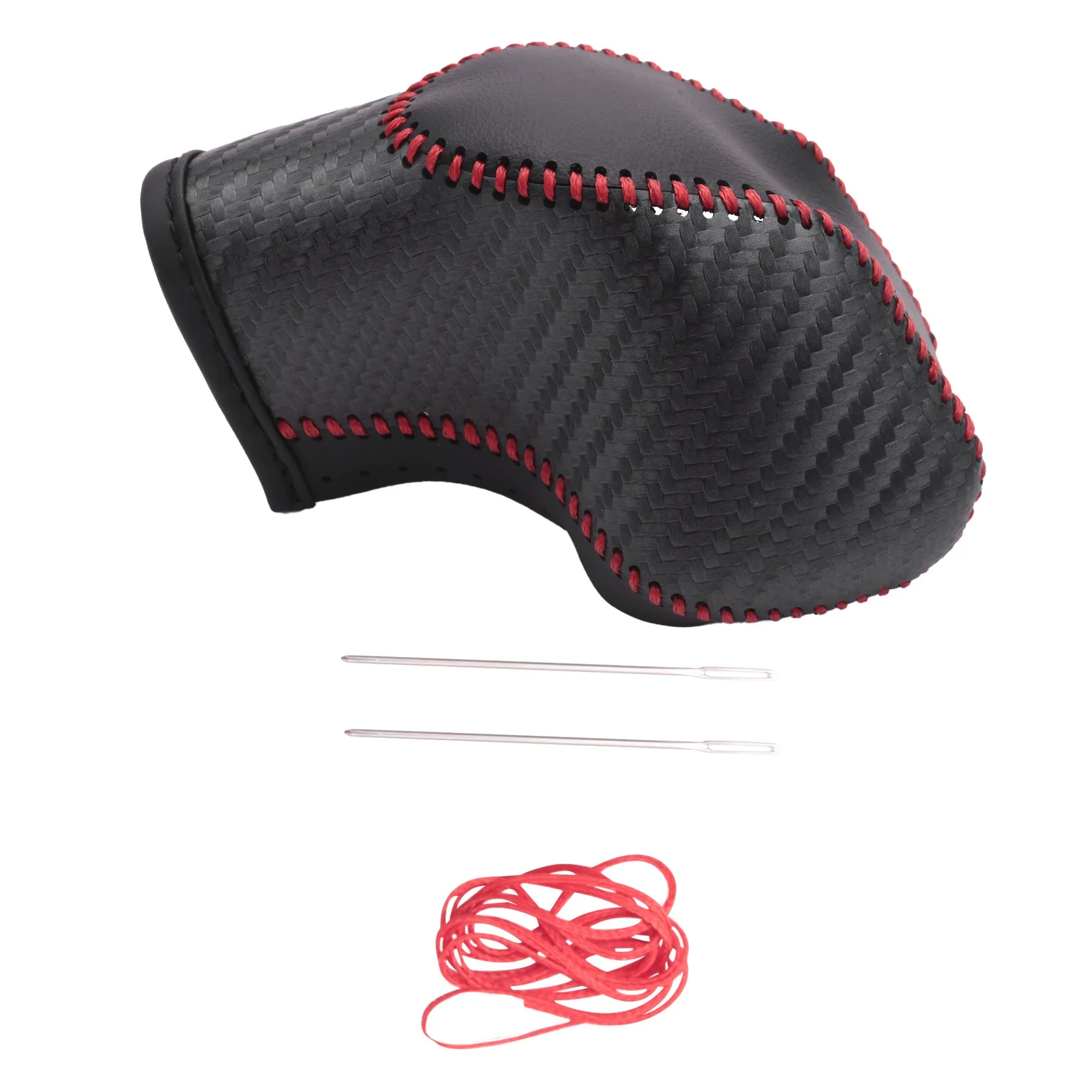 Автомобиль PU Carbon Look Red чехол для рычага переключения передач Ford EcoSport Escape / Fusion /C-Max