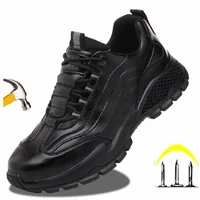 Unisex Anti-piercing Insulated 6KV Electrician Shoes Anti-static Waterproof Non-slip Light Work Safety Shoes Men Boots Winter