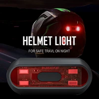 motorcycle tail light usb rechargeable led rear lamp 3 modes ipx6 waterproof backpack light for helmets bicycles signal lights