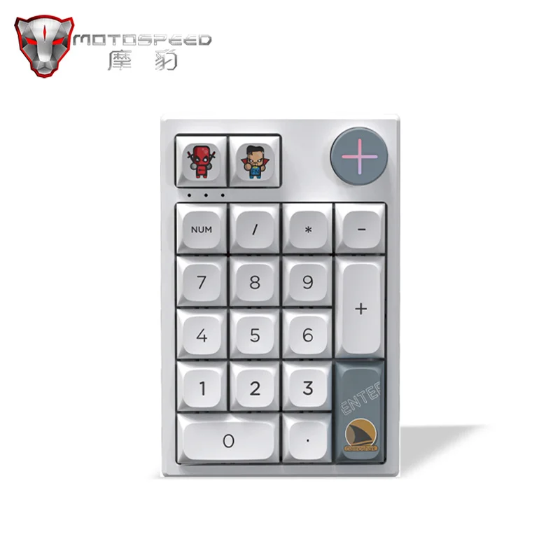Motospeed Darmoshark K3-PRO K24 цифровая Механическая игровая клавиатура с 19 клавишами Hot Swap, пользовательский Программируемый RGB клавиатура для ПК и ноутбука