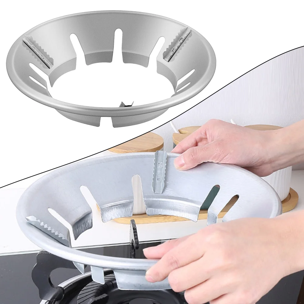 

Wind Shield Bracket Fireproof Windshield Gas Stove Ring Energy Saving Cover Ring Kitchen Gas Stove Accessories
