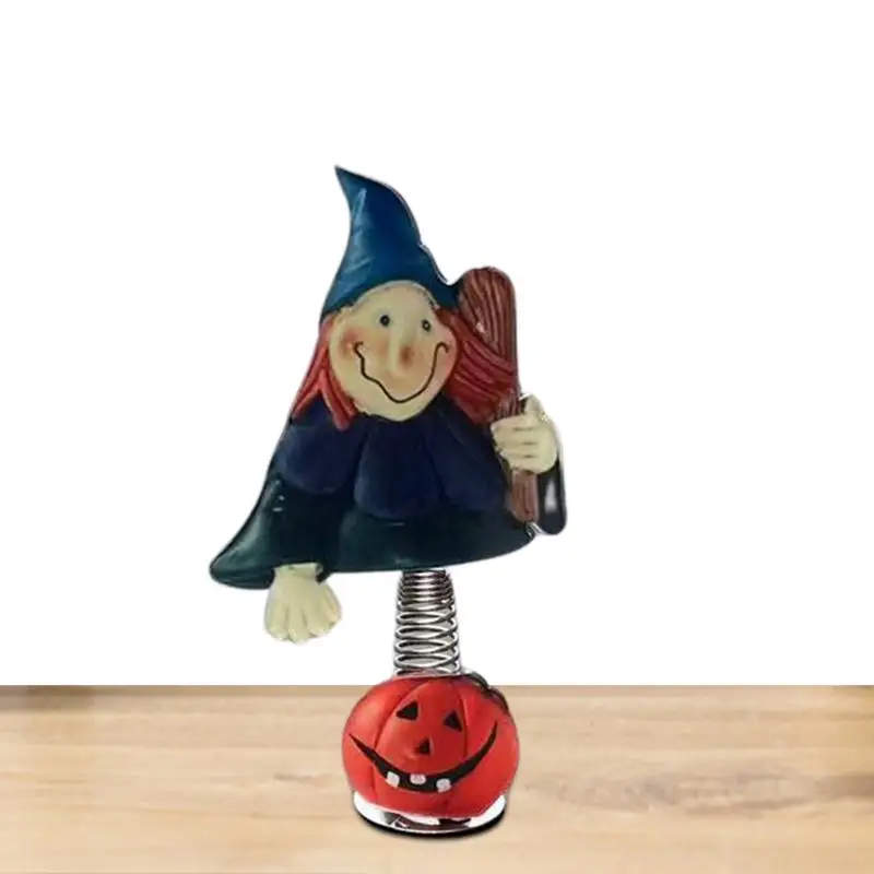 

Witch Ornaments For Home Acrylic Pumpkin Decor For Car Halloween Theme Ornaments With Spring Design For Decorating Car Office