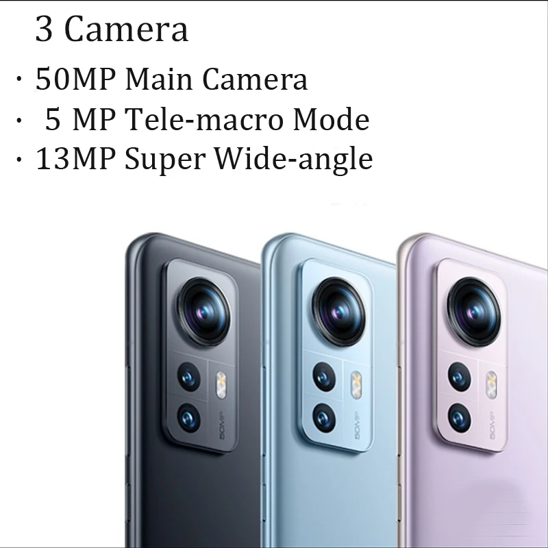 Xiaomi MI 12X 67W Fast Charging Qualcomm Snapdragon 870 50MP Camera 6.28” MIUI 12.5 Fingerprint Identification enlarge
