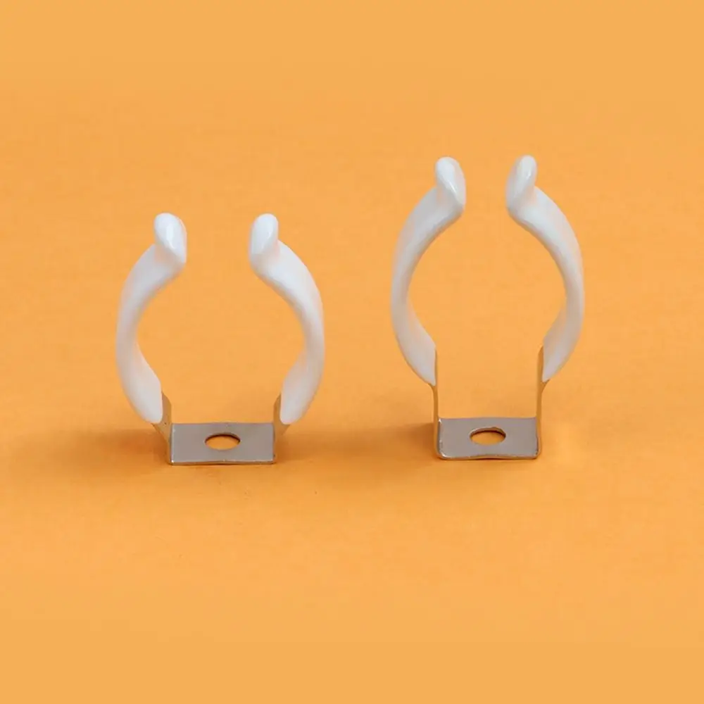 

5 шт. крепежные зажимы, пружинный махровый зажим с резиновым защитным основанием, инструмент, зажим для трубки лампы T3/T4/T5/T6/T7/T8/T9/T10, держатели зажимов