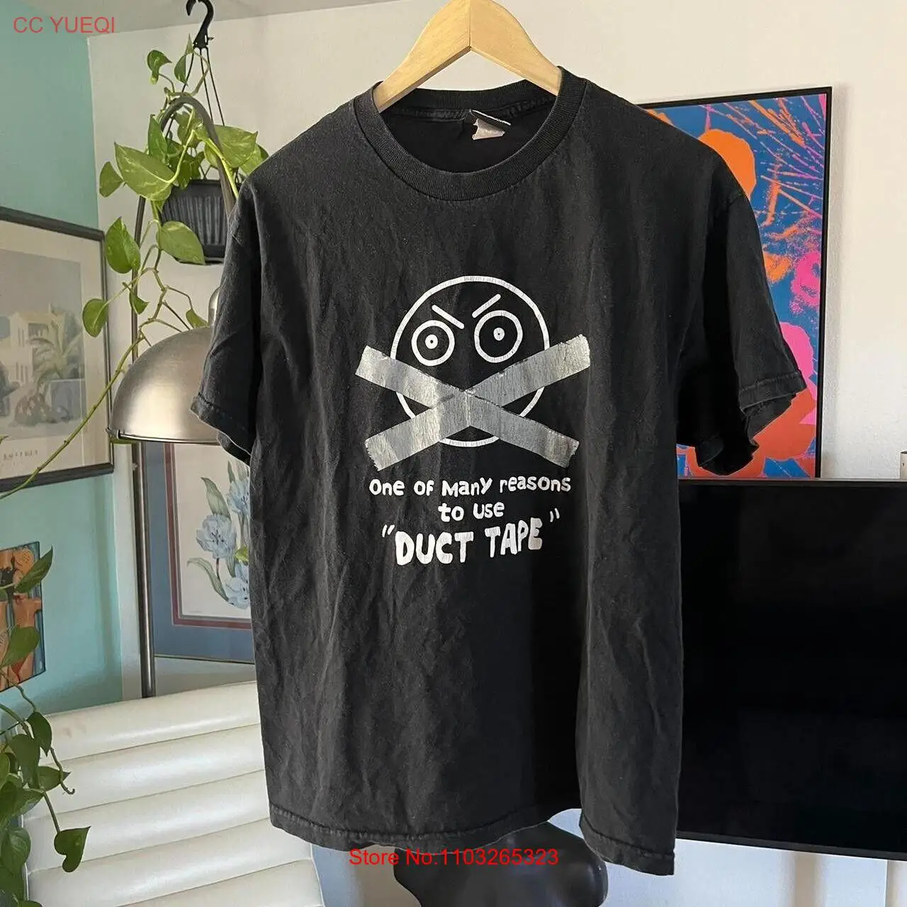 Большая гибридная одежда Y2K причины использования забавной футболки с клейкой