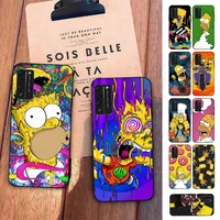 bandai simpsons phone case for huawei honor 10 i 8x c 5a 20 9 10 30 lite pro voew 10 20 v30