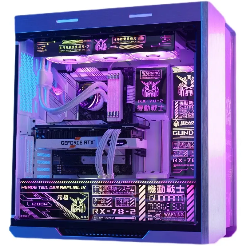 Модель GX601, зеркальная панель, ROG Strix, завитка, подсветка, сделай сам, ПК, кожух, Арг, ASUS Strix, Республика геймеров, Радужное отражение