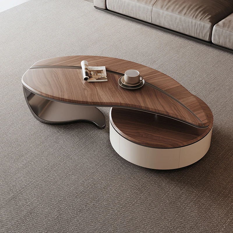 Кофейный столик с регулируемой высотой компьютерный современный Кофи-столик для