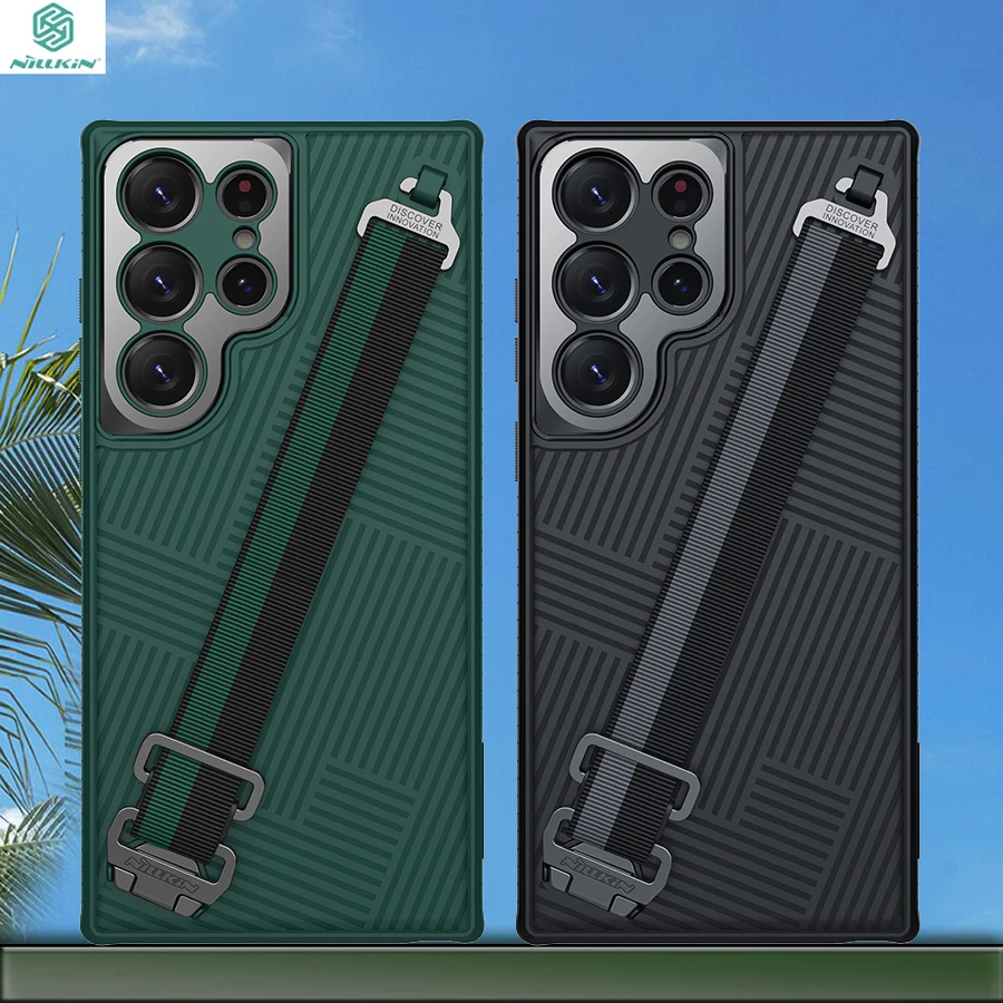 

NILLKIN для Samsung Galaxy S23 Ультра чехол с ремешком Модный Спортивный Повседневный стиль для Samsung Galaxy S23 S23 + чехол