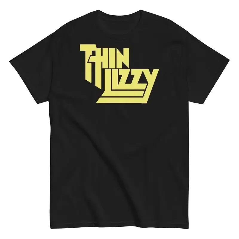 Фото Футболка с логотипом Thin Lizzy Electric от Merchmoment, черная, новая №1