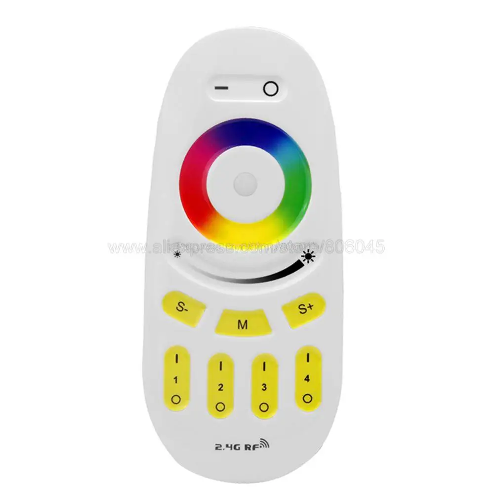 Фото Mi.Light 2.4G FUT095 FUT096 FUT096-B Button/Touch Screen RGBW RF 4-Zone Wireless LED Remote Controller for RGBW Bulb or Strip №2