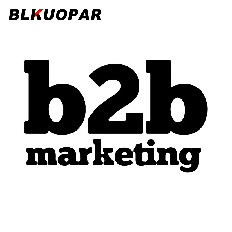 

BLKUOPAR B2B MARKETING Car Sticker Original Scratch-Proof Vinyl Decal Simple Personality Die Cut Window JDM Car Accessories