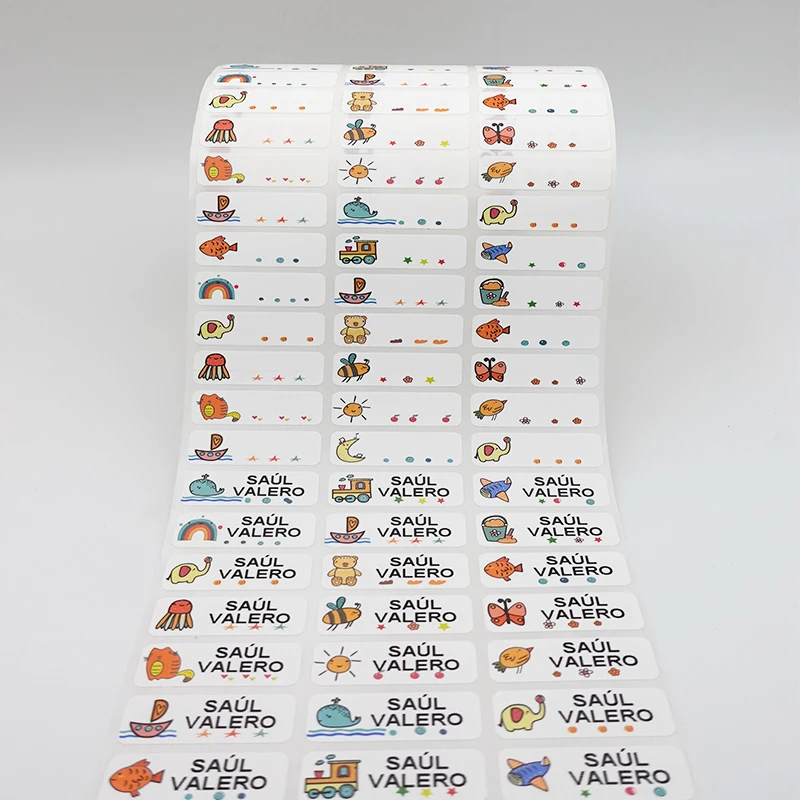 

Персонализированная водонепроницаемая наклейка с именем